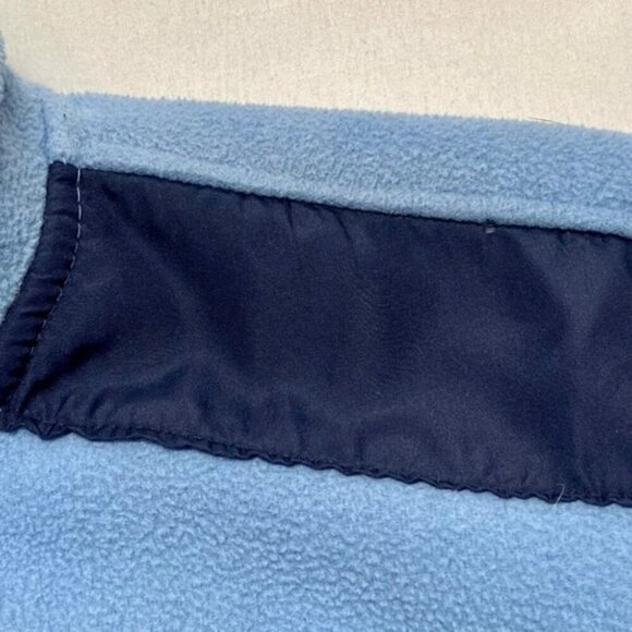 Ecko UNLTD Men's Full Zip X-Large Baby Blue Navy Rhino Logo Mock Neck Fleece GUC - Picture 8 of 15